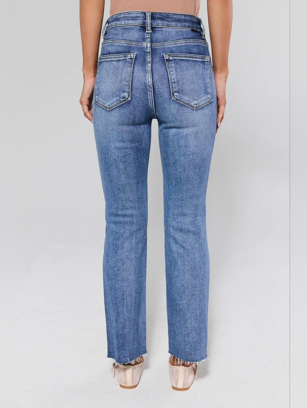Risen Jeans Aliyah Light Wash Kick Flare Jeans 11/30